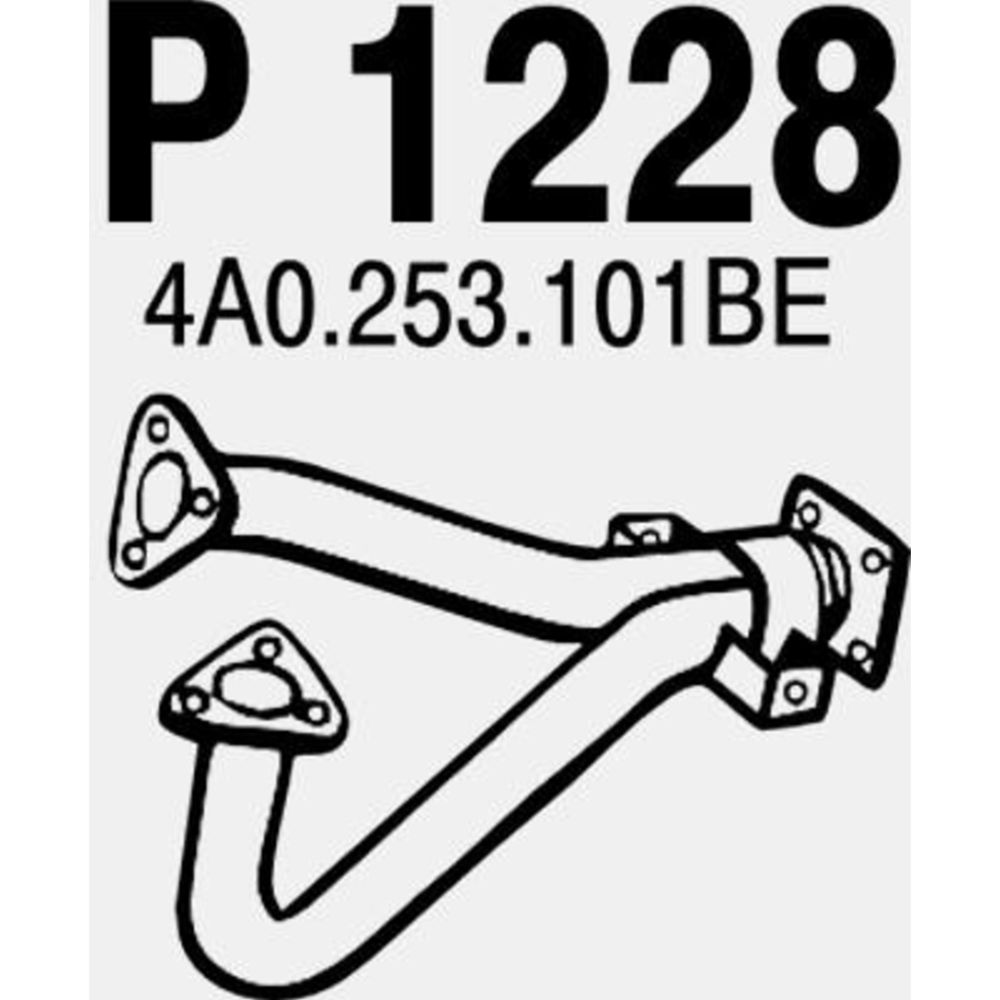 Avgasrör 14-1238