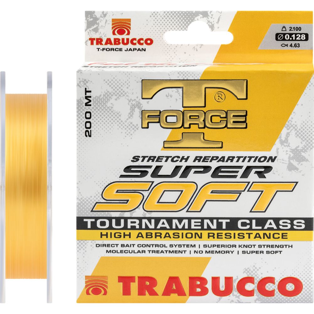Trabucco T-Force Super Soft 200 m väri: kulta