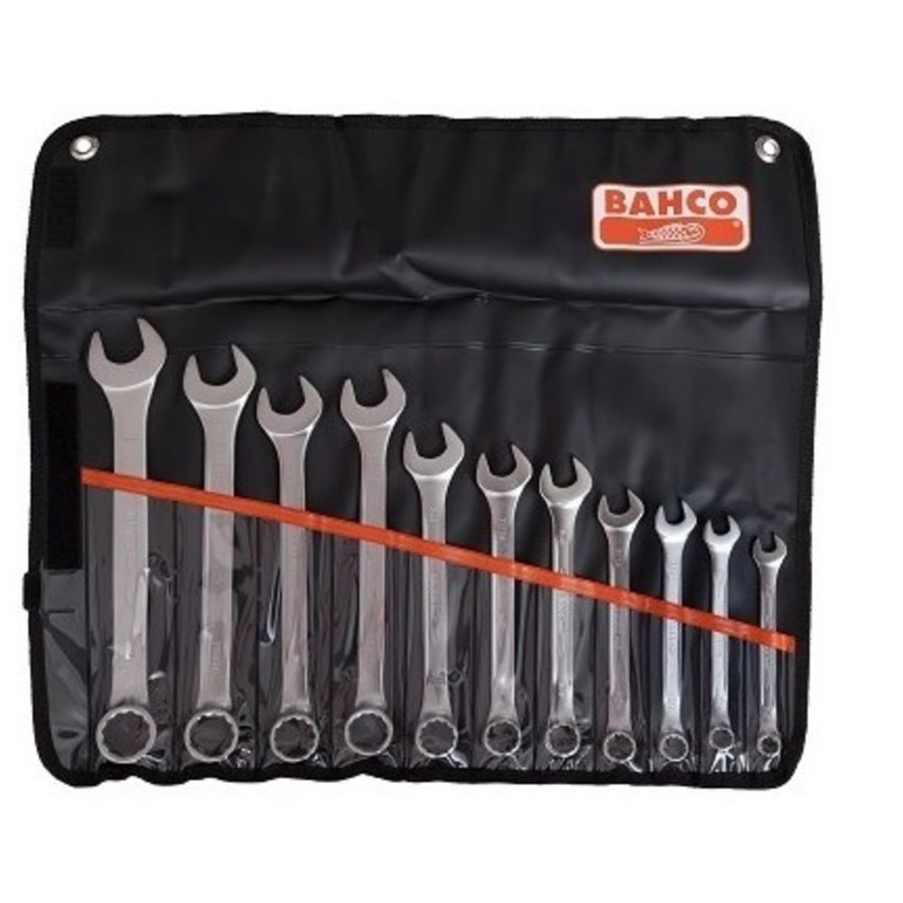 Bahco 111Z/11T U-ringnyckelsats tum 11 delar