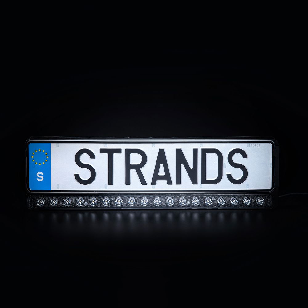 Strands Nuuk E-line LED-bar 21" Ref. 40 integrerad registreringsskylthållare