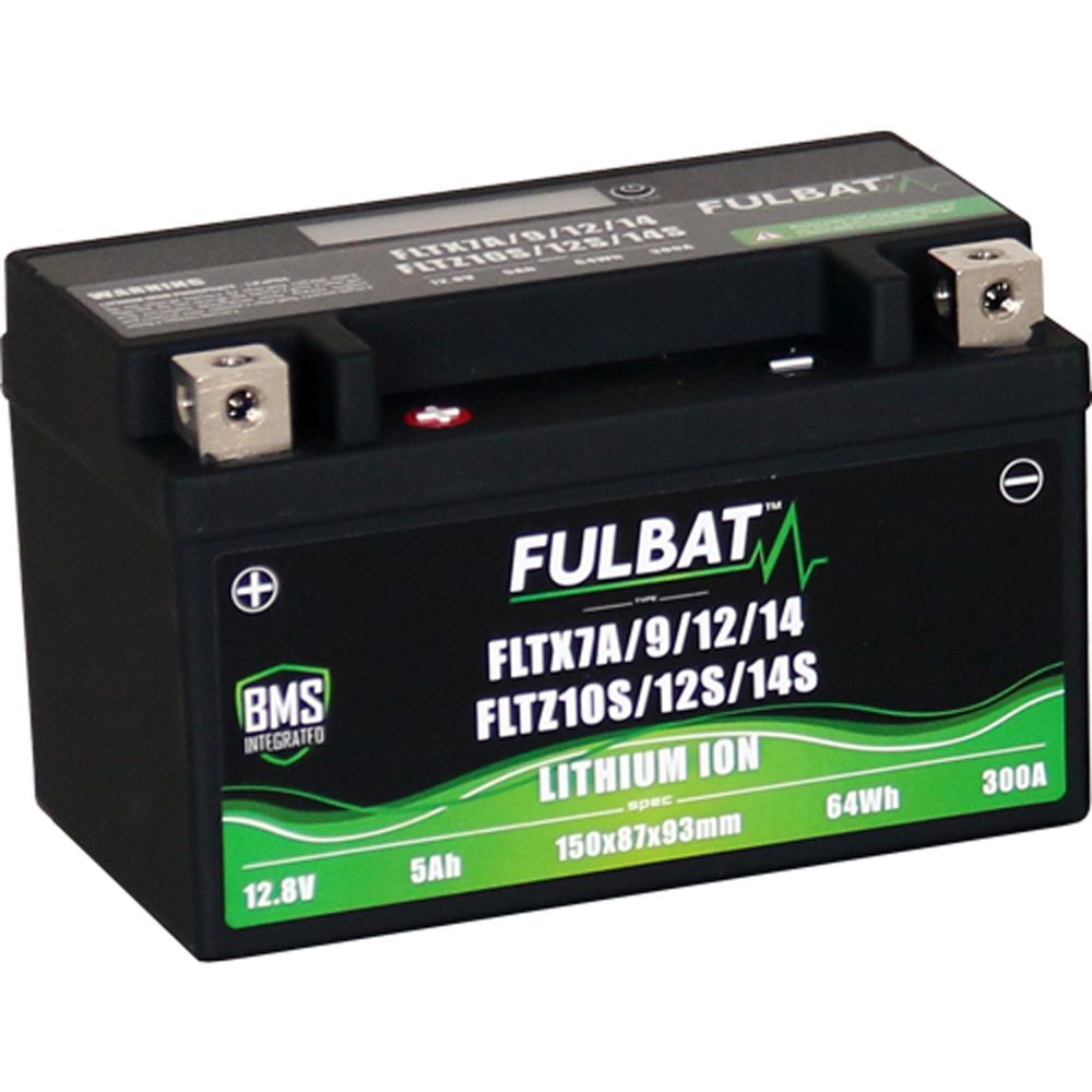 Fulbat Litium batteri 12 V 64,0 Wh FLTX7A/9/12/14 - FLTZ10S/12S/14S