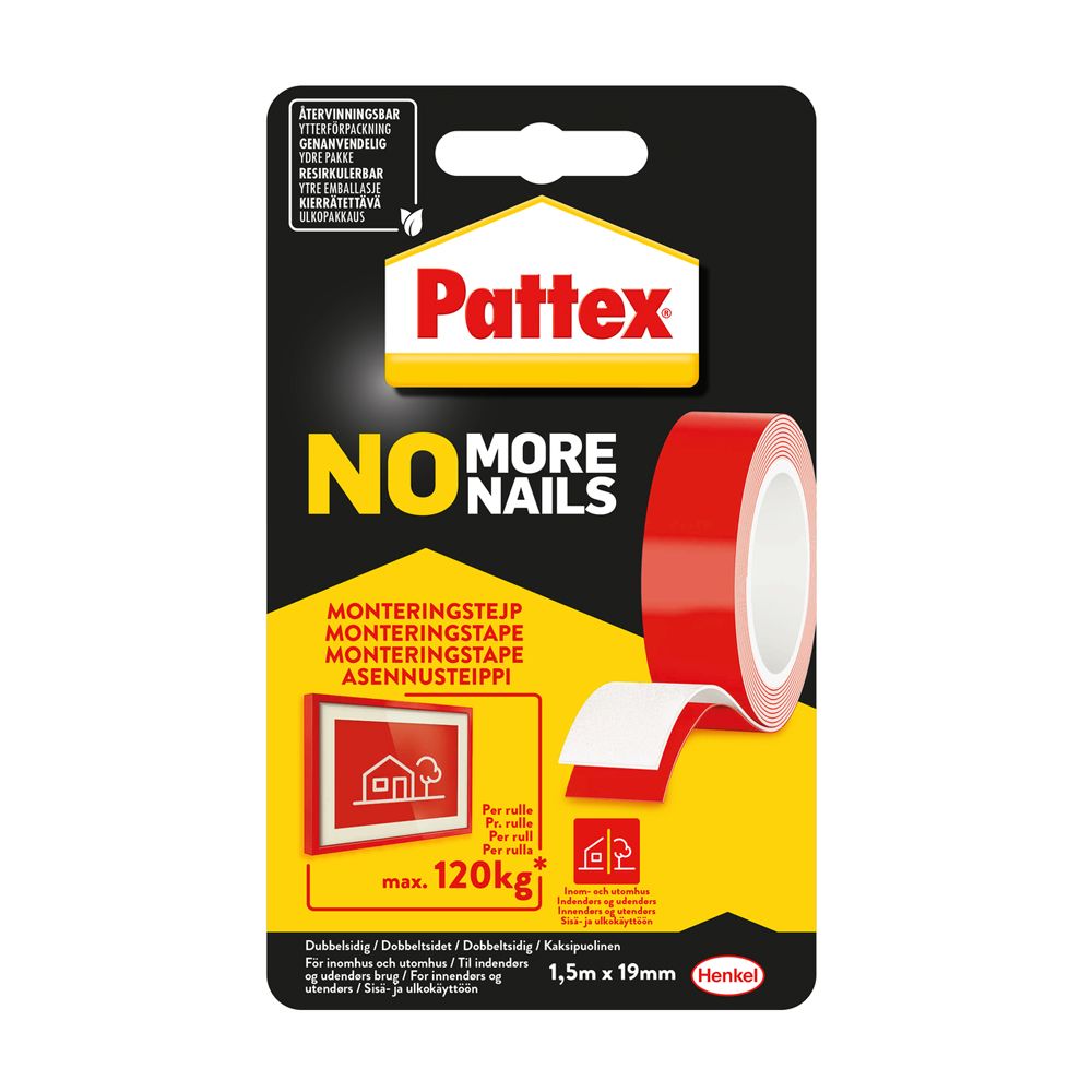 Pattex kahepoolne teip 120 kg