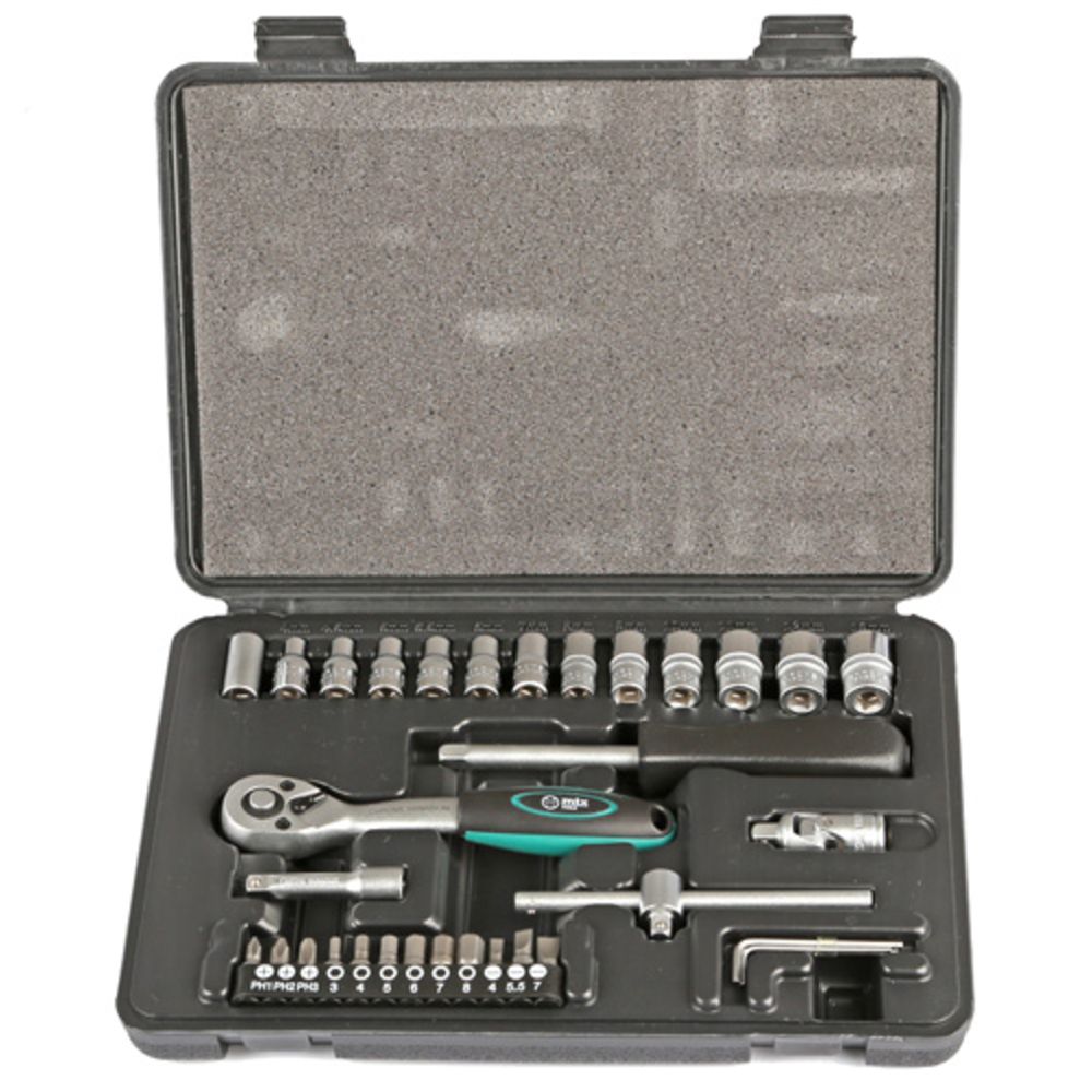 MTX Tools Basic hylsnyckelsats 1/4" 33 delar