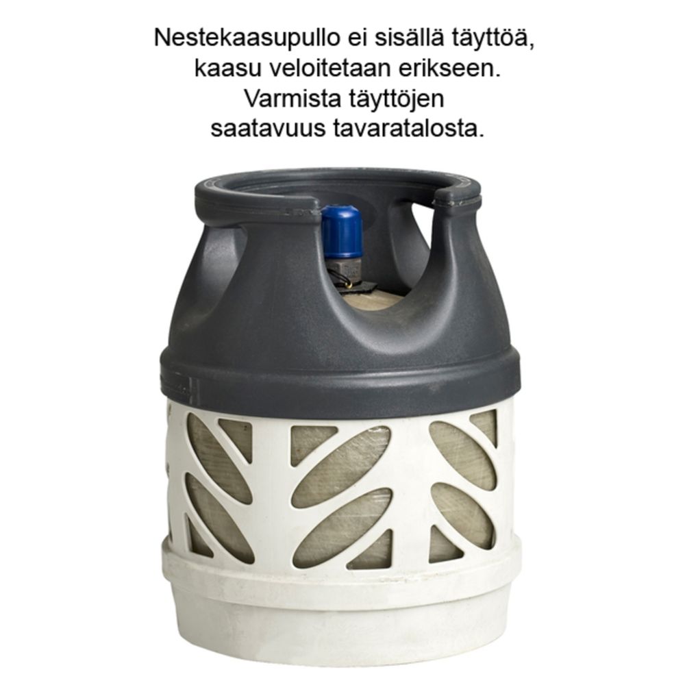 Woikoski nestekaasu 5 kg KUORI (komposiittipullo, painoventtiili)
