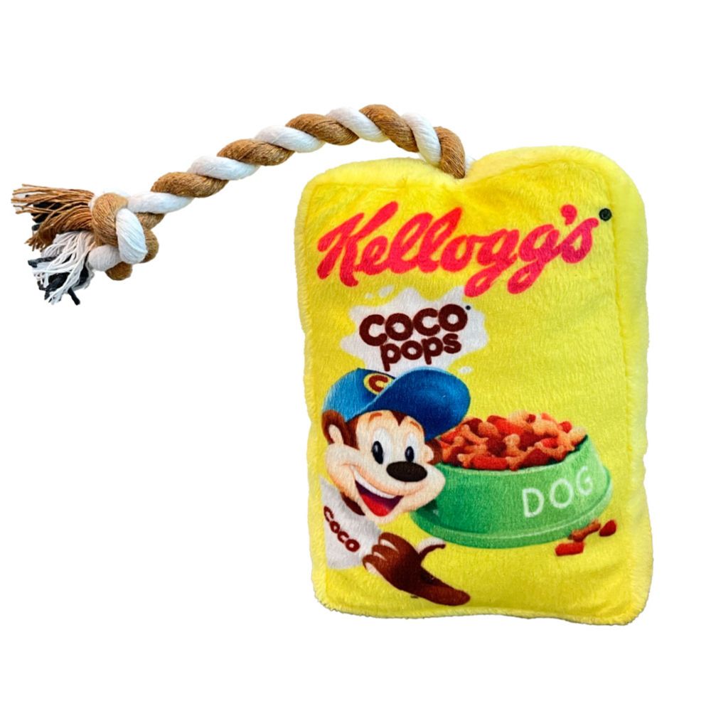 Kellogg's koiran vinkulelu