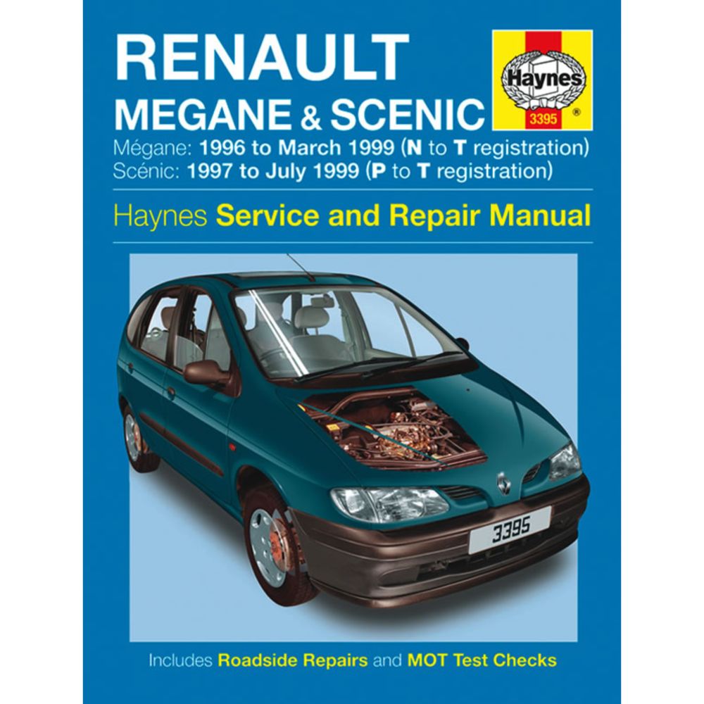 Korjausopas Renault Megane/Scenic englanninkielinen