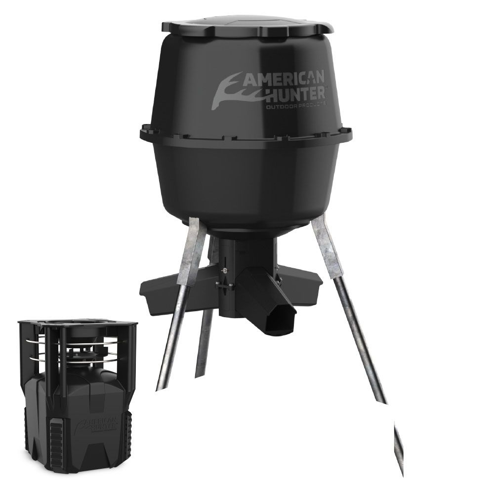American Hunter 3-jalkainen ruokinta-automaattisetti 13 l säiliö digitaalisella ajastimella