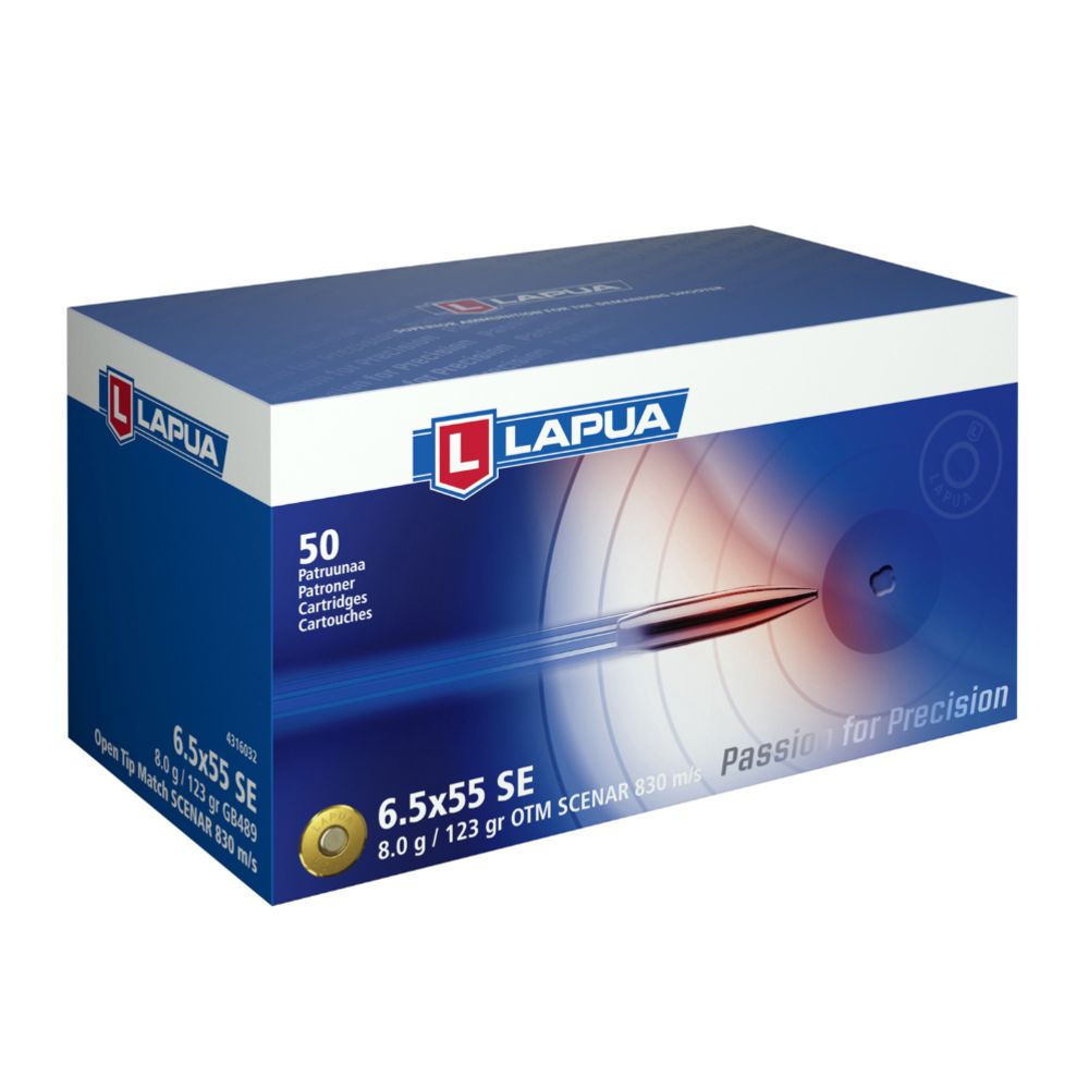 Lapua Scenar 6,5 x 55 SE 8,0 g / 123 gr 50 kpl