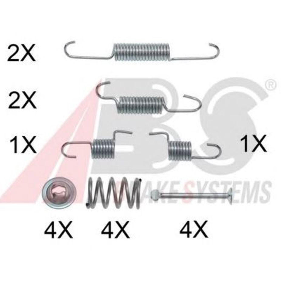 Käsijarrukenkien asennussarja 23-1308