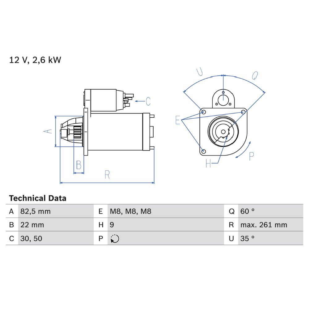 Startmotor 13-2703