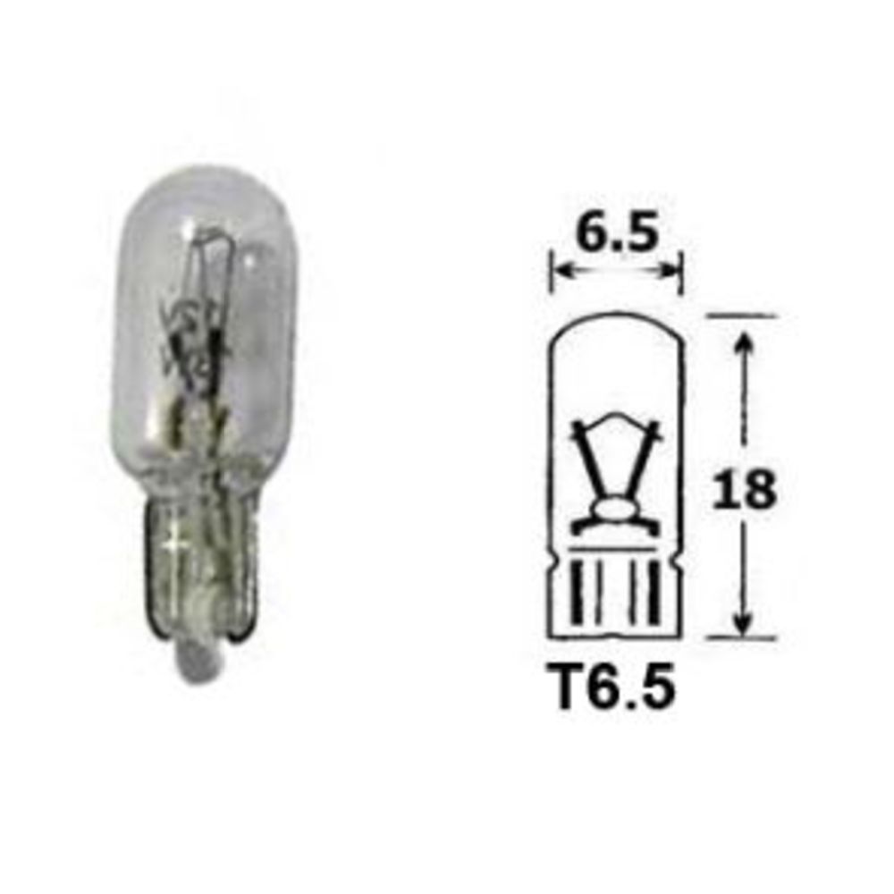 Lasikantapolttimo 12V 3W W2x4.6d T5
