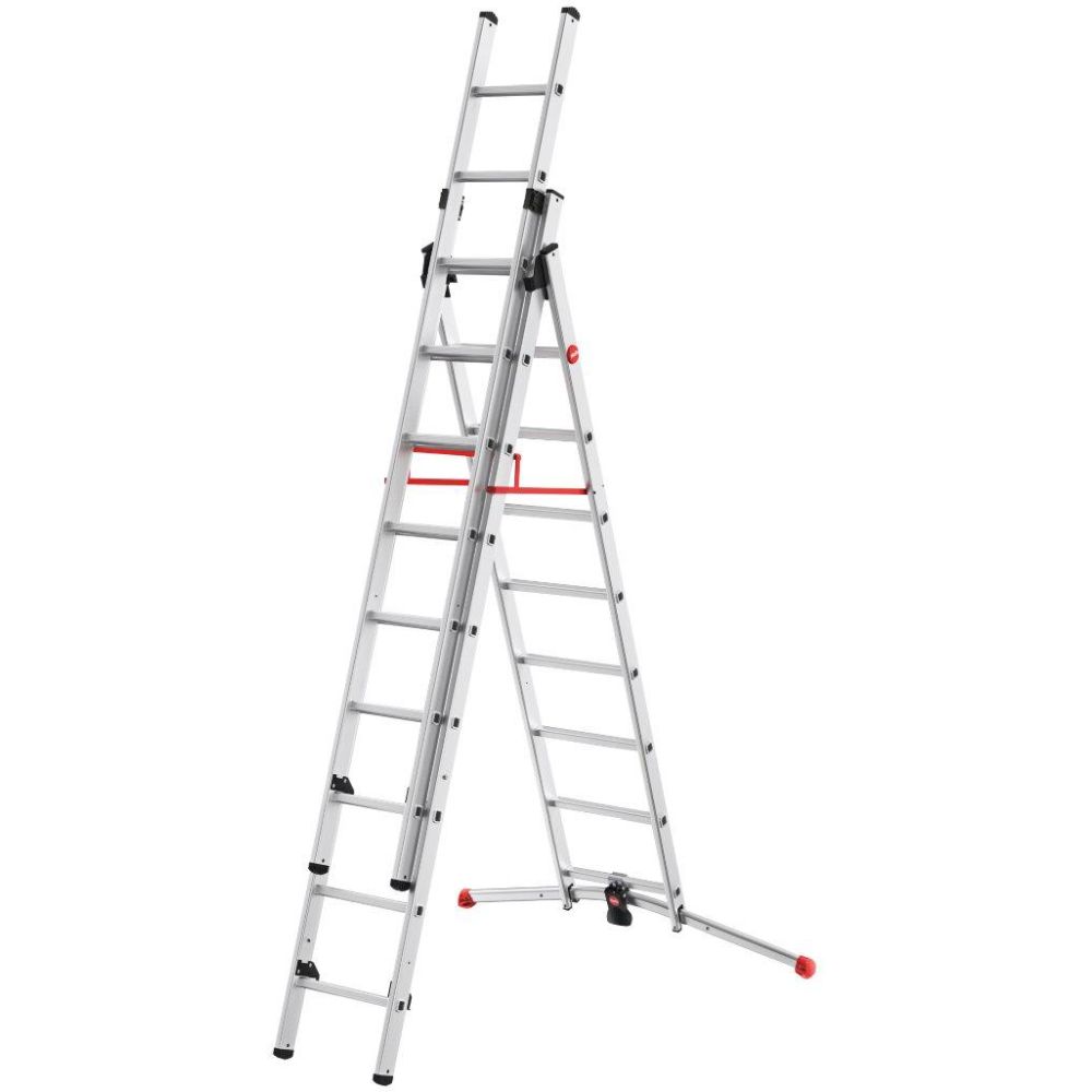 Hailo S100 kombinationsstege 3 x 9 steg