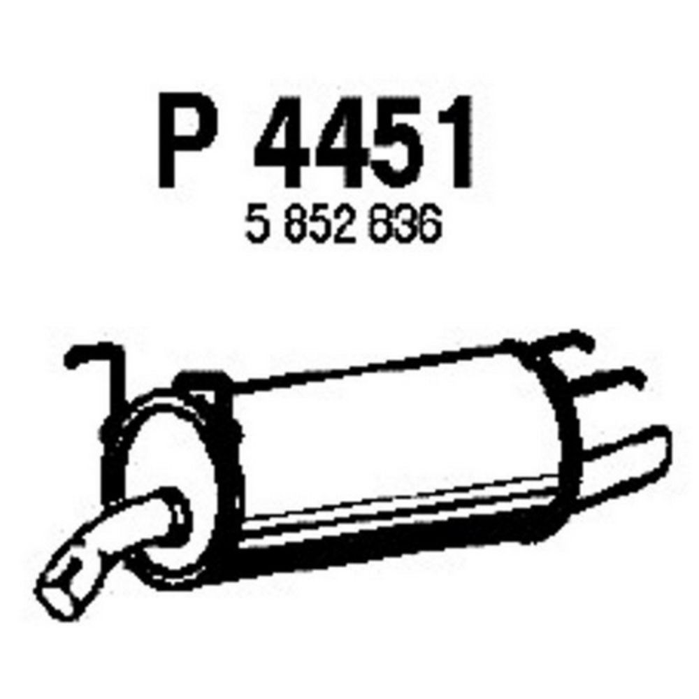 Takaäänenvaimentaja 14-4524