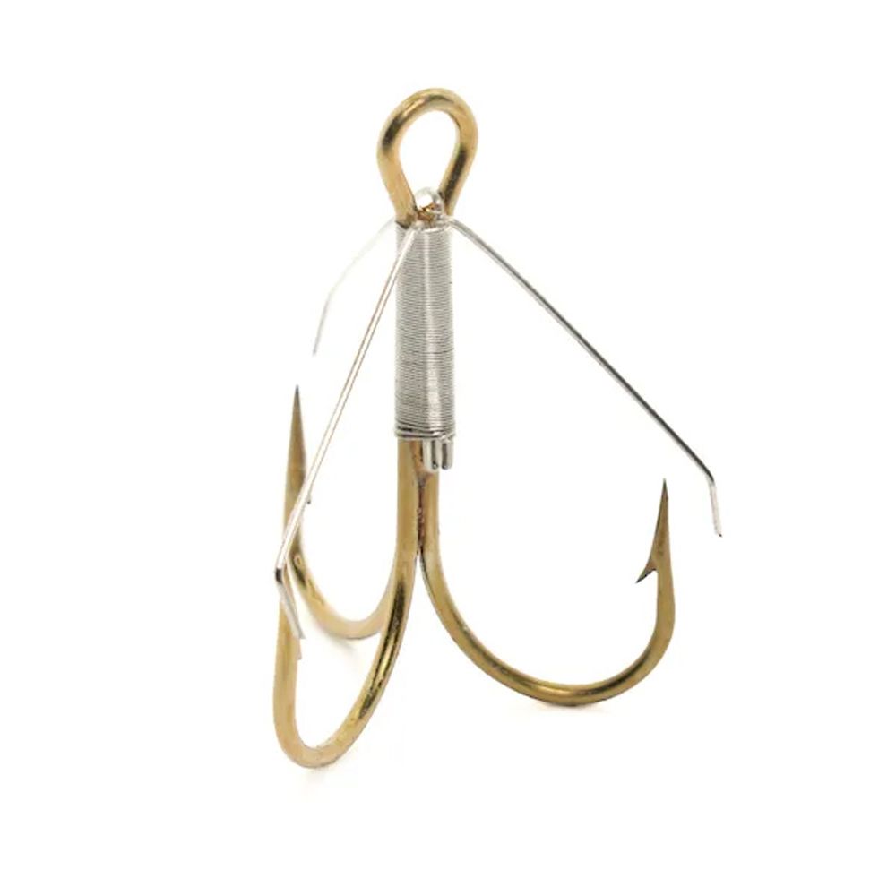 Mustad 3551 Weedless rohuvaba kolmikkonks, #4, 5 tk
