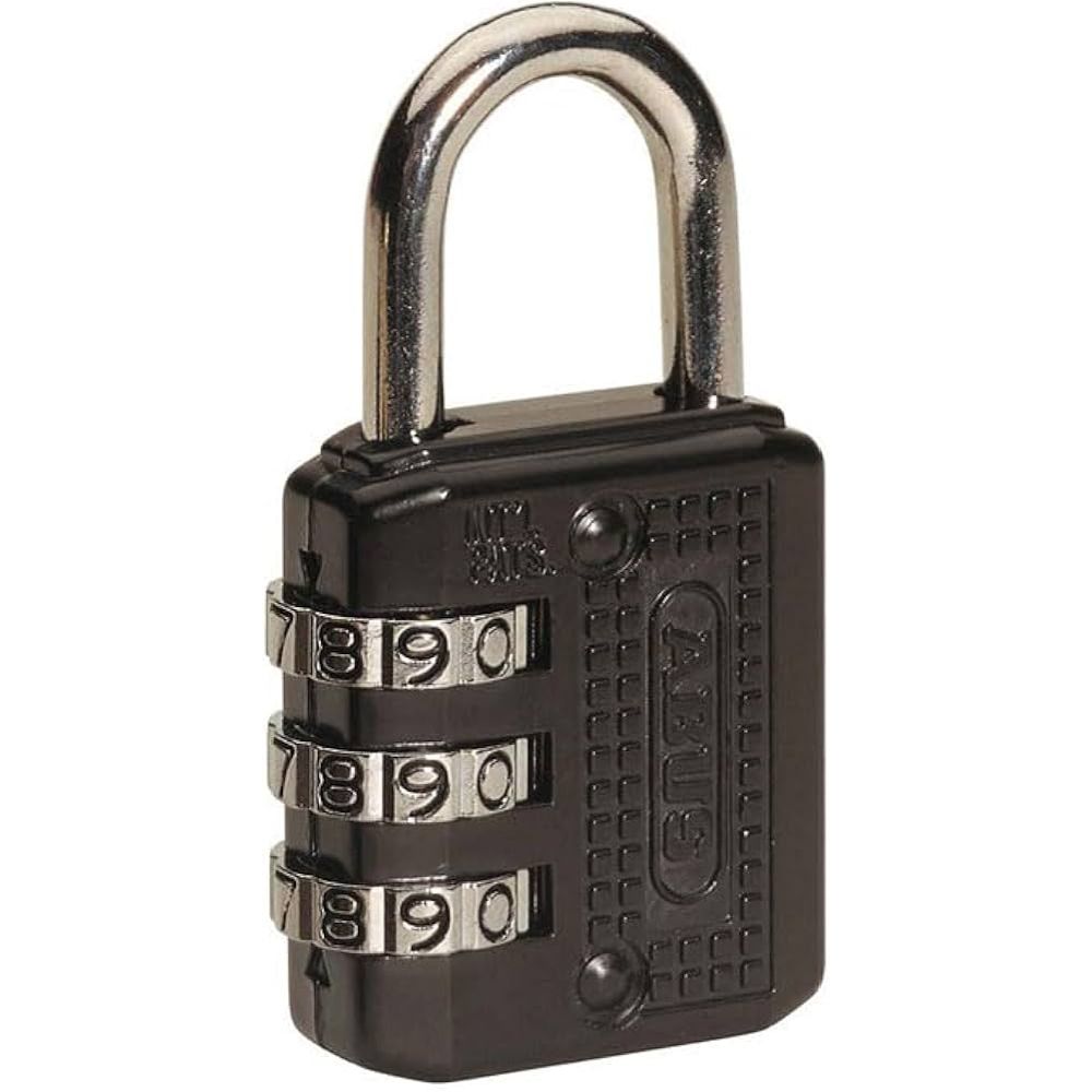 Abus 715/20 riippulukko numerolukolla musta