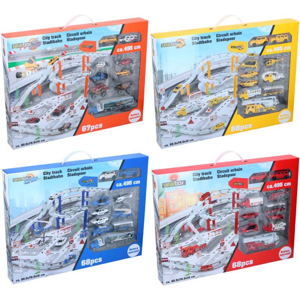 Gearbox City Track bilbana 68 delar