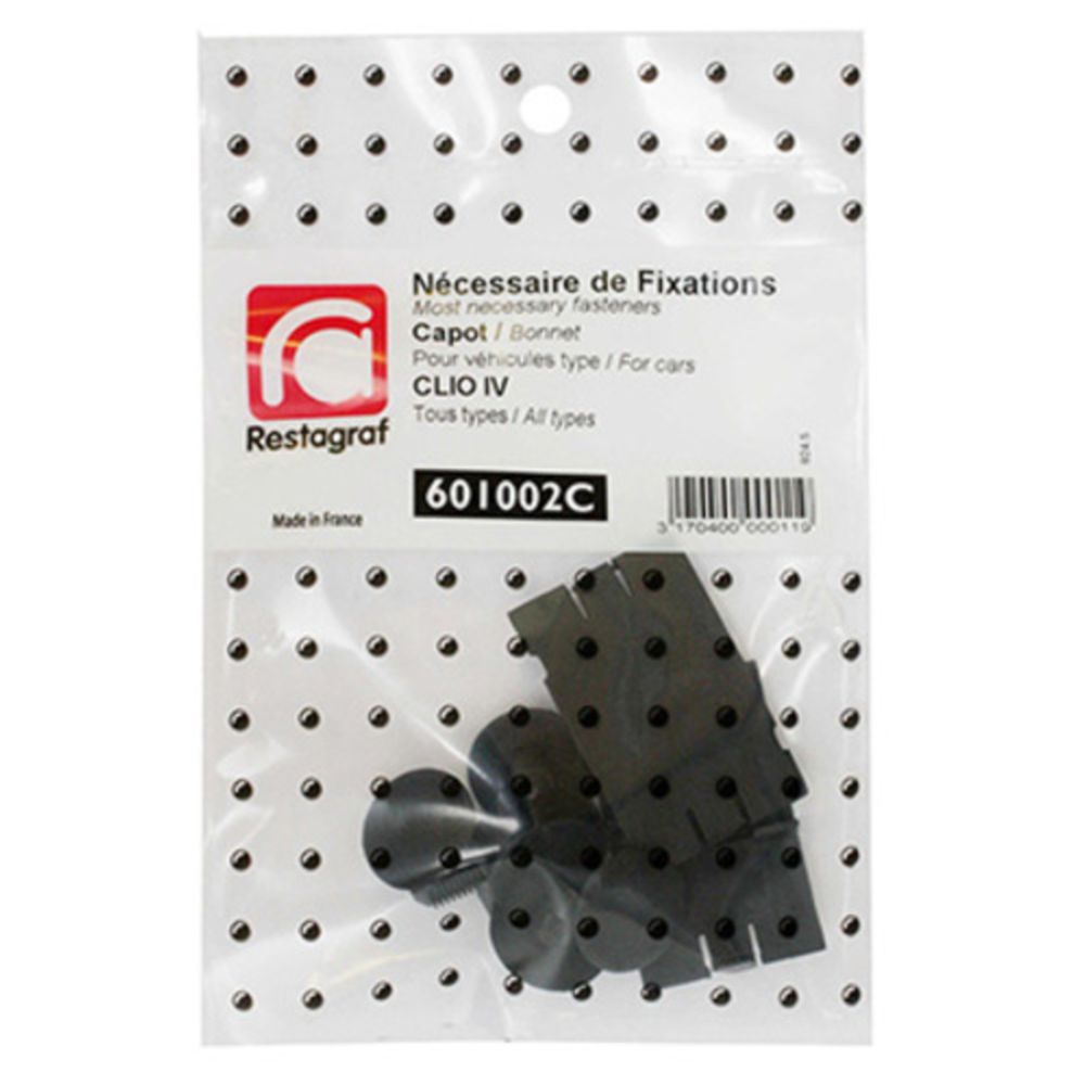 Kinnituskomplekt Renault kapott 601002C 8 osa