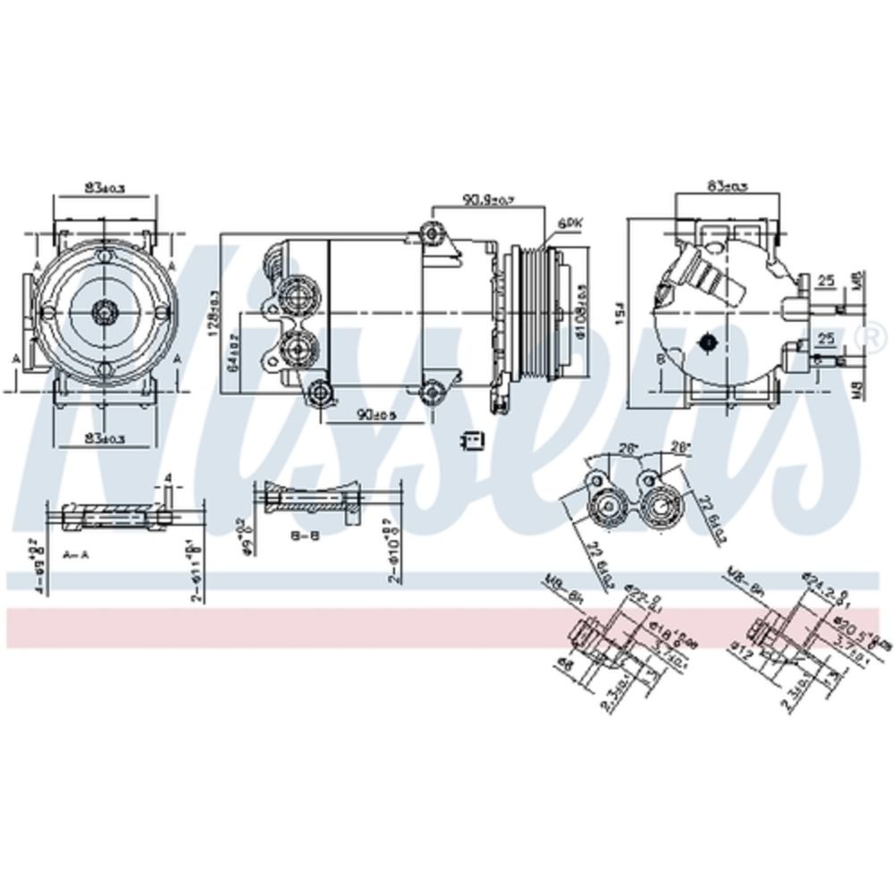 Ilmastointilaitteen kompressori 30-04410