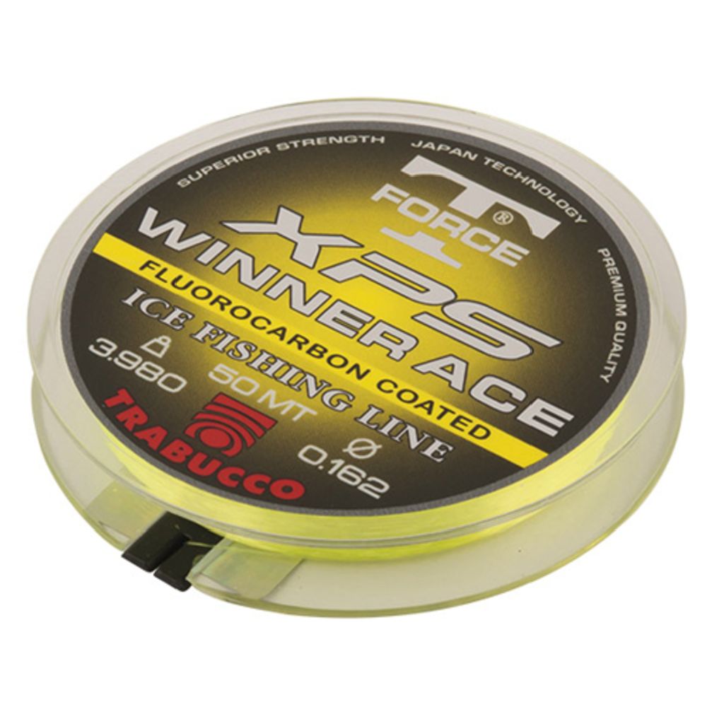 Trabucco TF XPS Winner Ace 50 m pilkkisiima keltainen