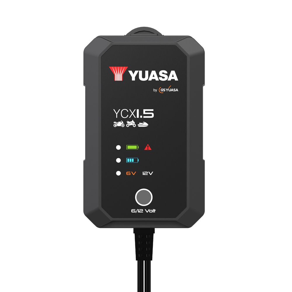 Yuasa YCX1.5 6/12V 1.5A akkulaturi