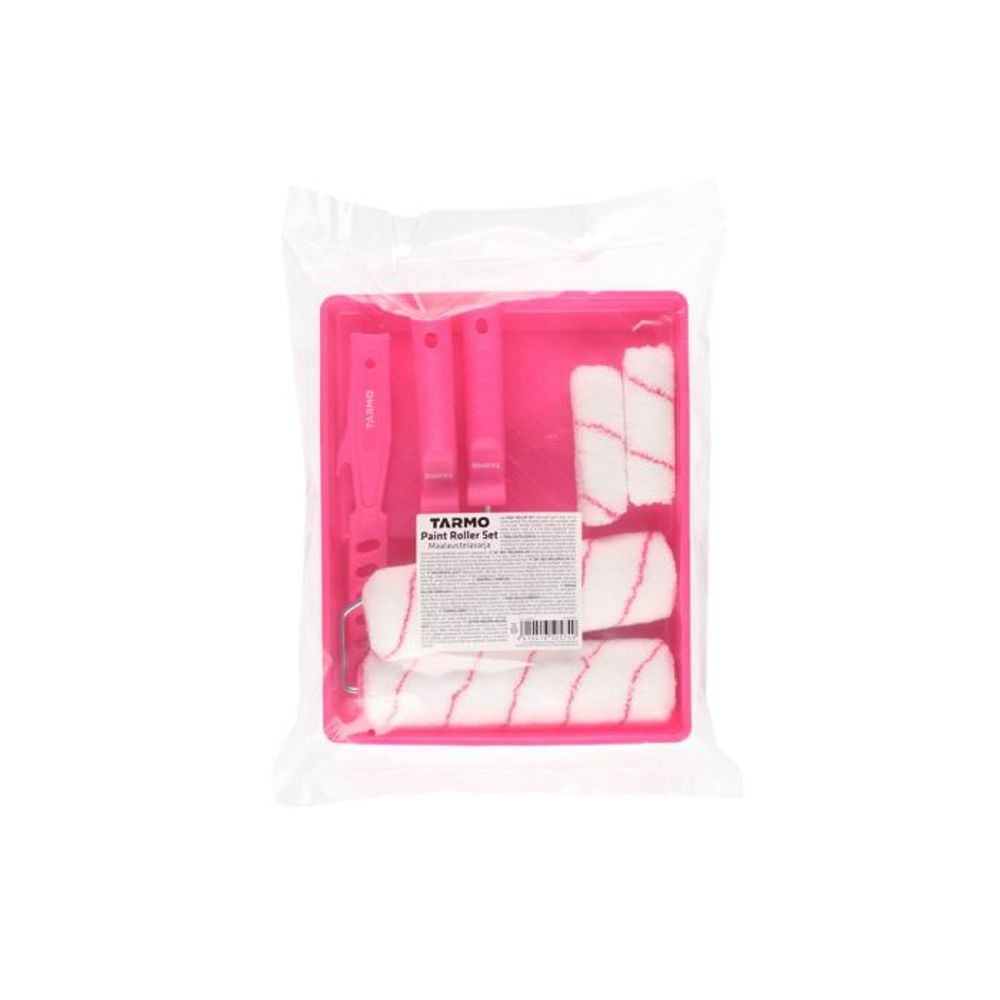 Tarmo rollerset 8-delar rosa