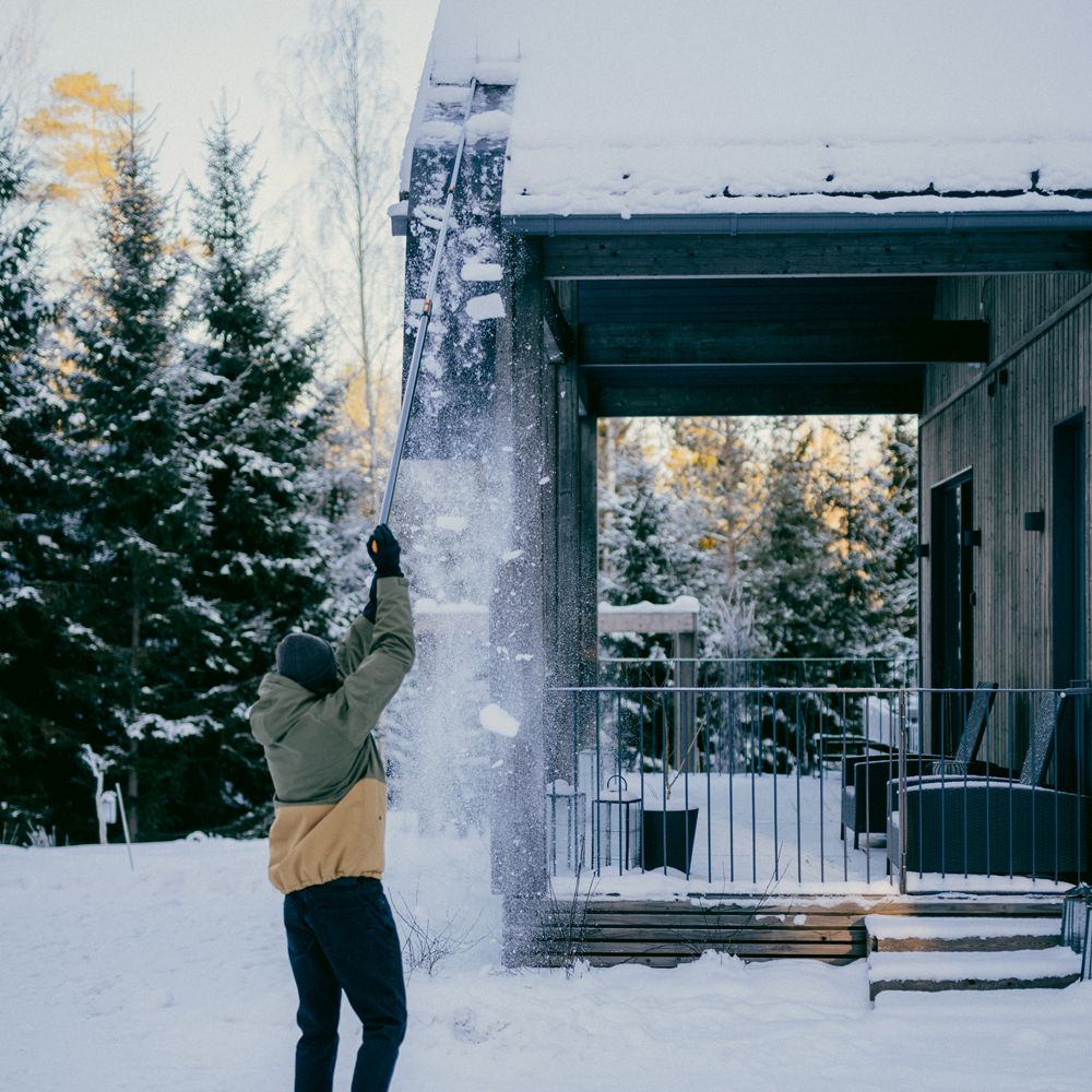 Fiskars OneClick lumenpudotin liukualustalla
