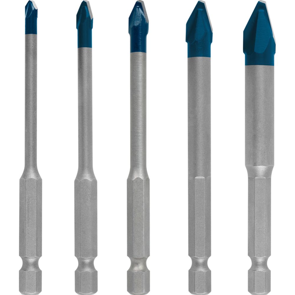 Bosch EXPERT HEX-9 HardCeramic puuriotsikute komplekt 4/5/6/8/10 mm 5 tk