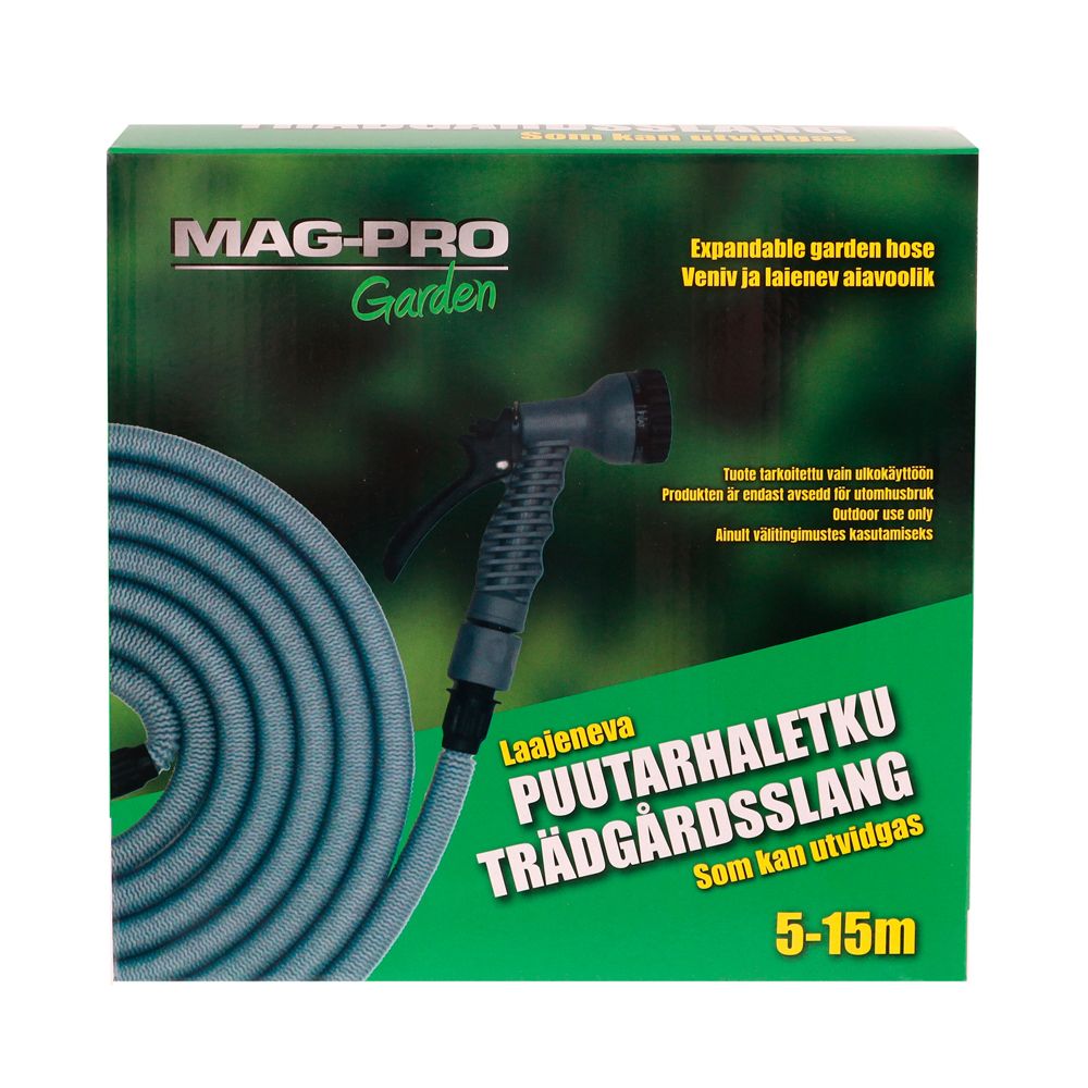Mag-Pro Garden expanderande trädgårdsslang 15 m