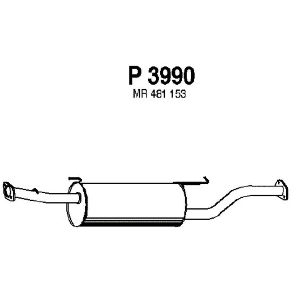 Mittljuddämpare 14-3913
