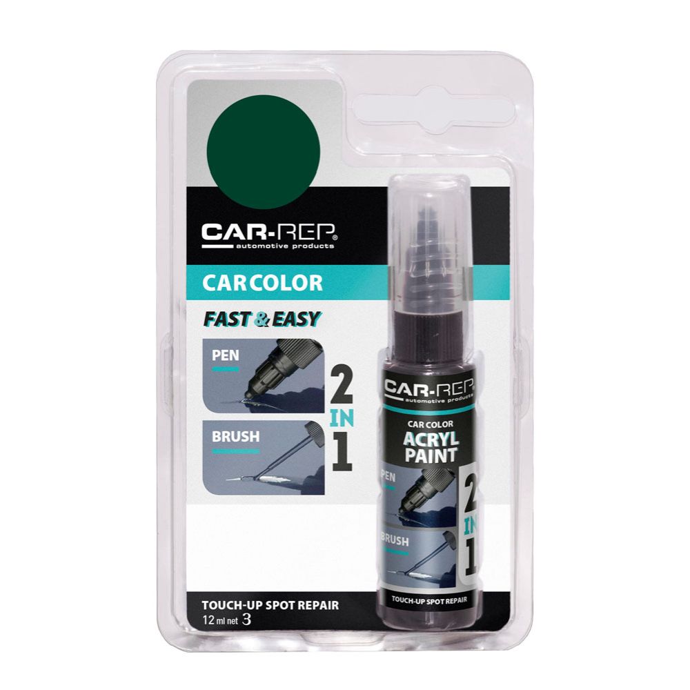 CAR-REP Touch-up reparationspenna 12 ml 126010 Green