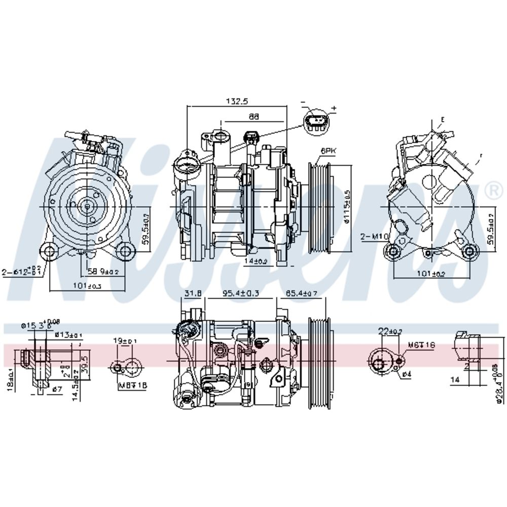 Ilmastointilaitteen kompressori 30-00297
