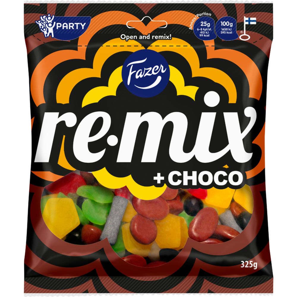 Fazer Remix+Choco 325 g
