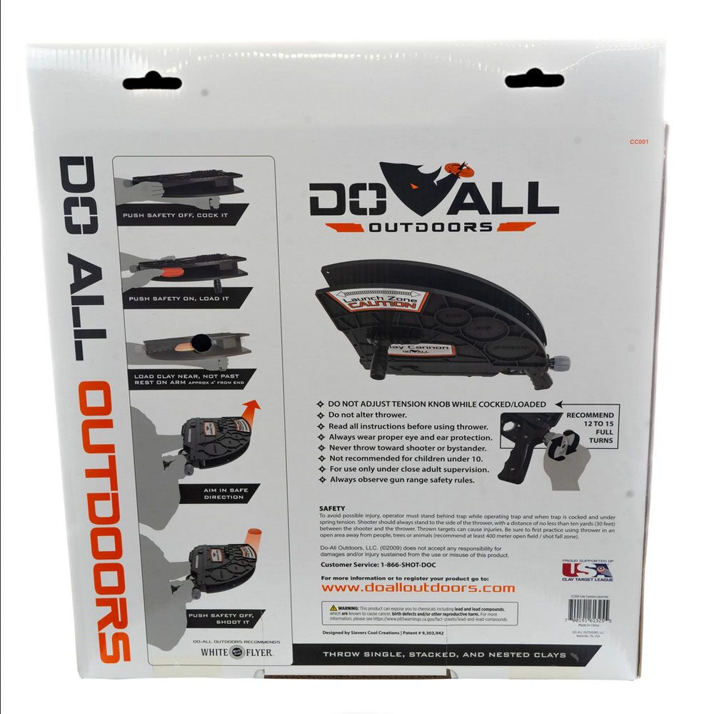 Do All Outdoors Clay Cannon kiekonheitin