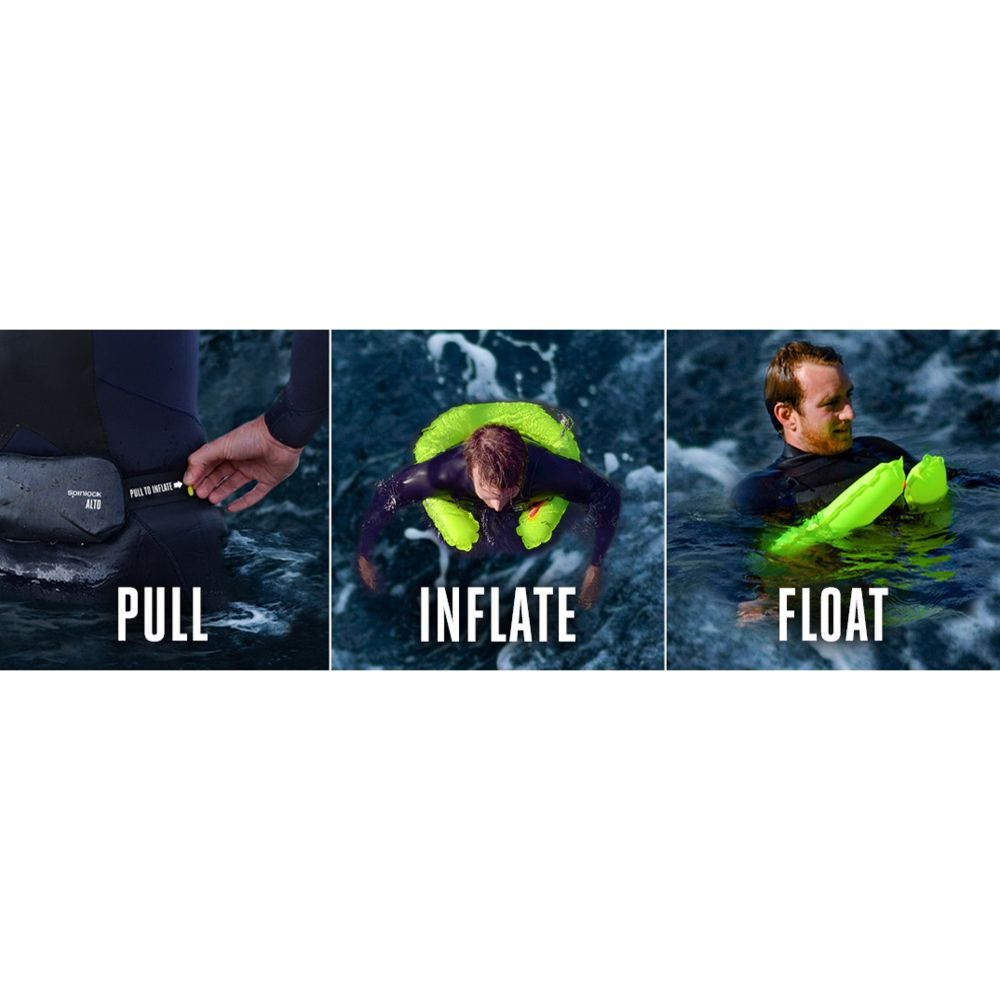 Spinlock Alto uppblåsbar flythjälp 75N svart