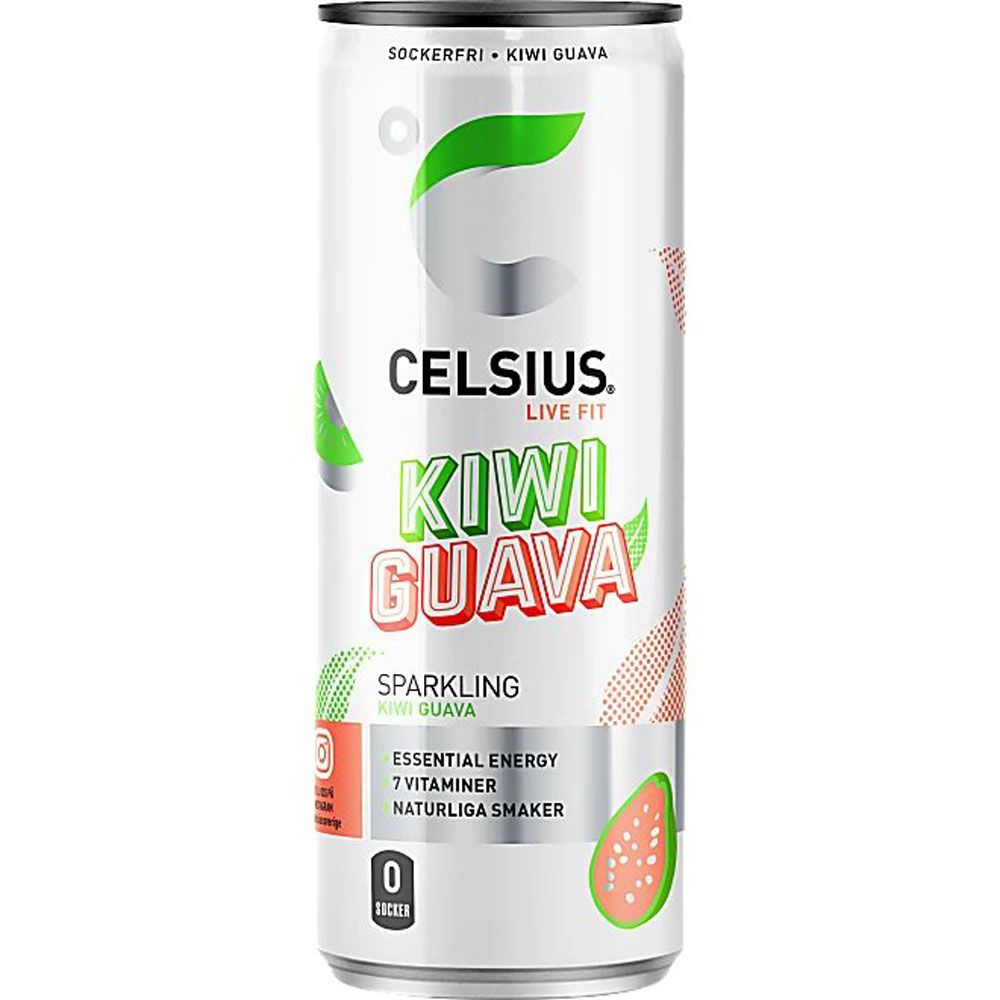Celsius kiwi guava 355 ml