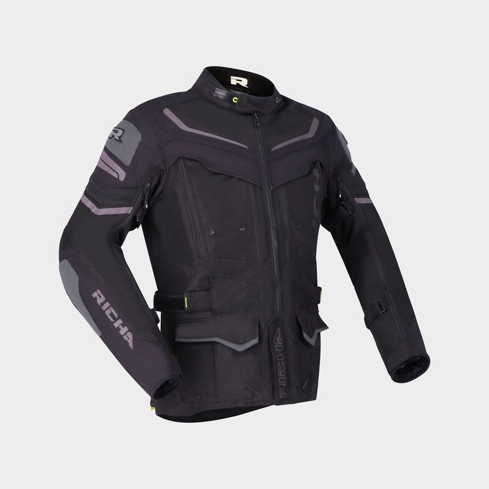 Richa Infinity 2 Adventure MC-jacka svart