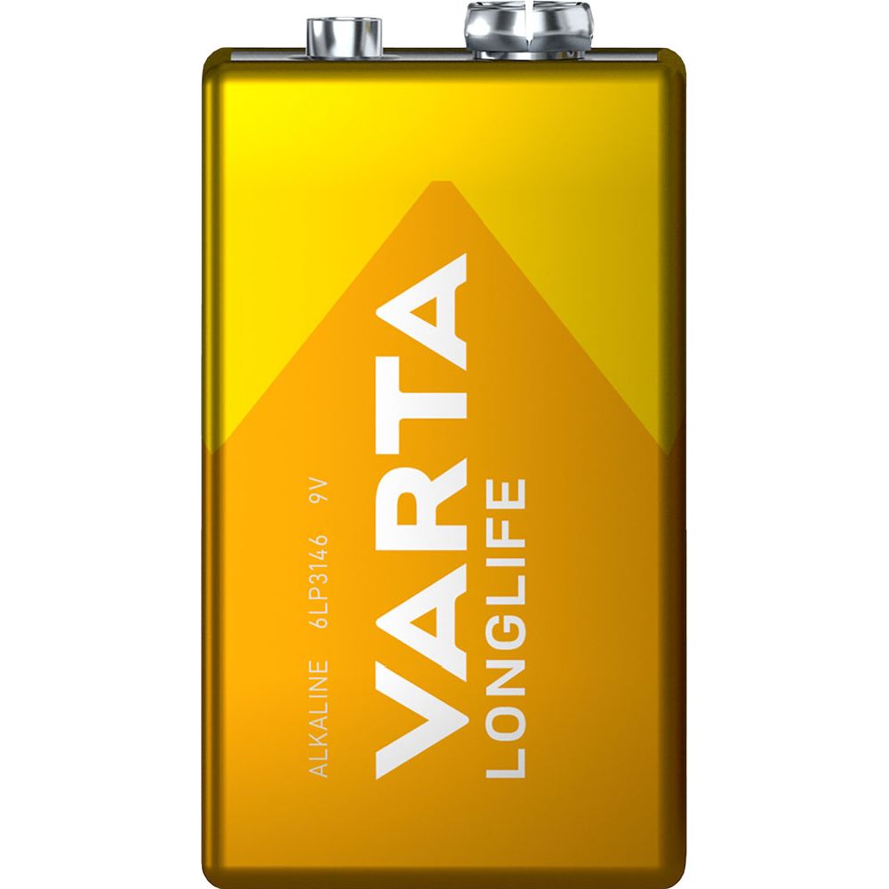 Varta Longlife 9V batteri 2 st.