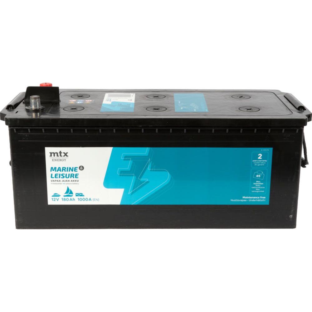 MTX Energy Vapaa-ajan akku 180Ah/1000A P513xL223xK223