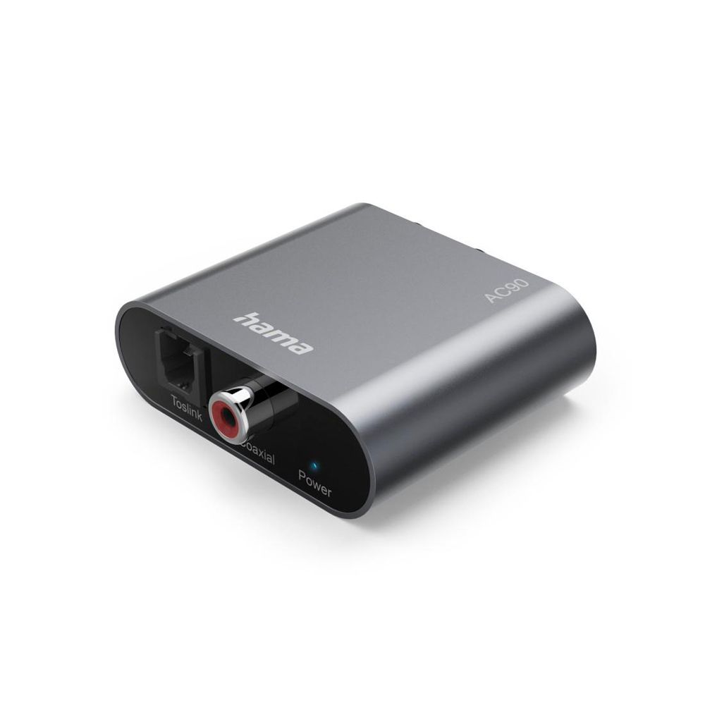 Hama AC90 digitaalinen audiomuunnin Toslink RCA