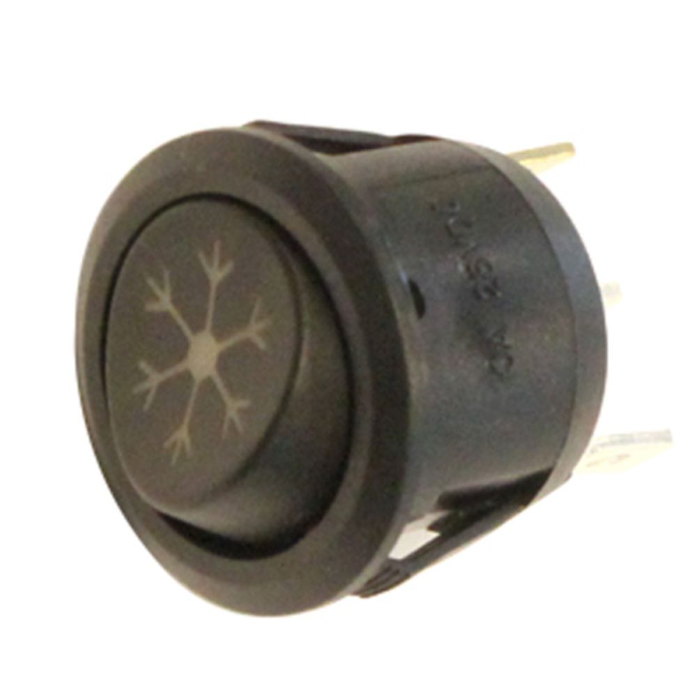 Vaggströmställare 20 mm till AC, röd LED