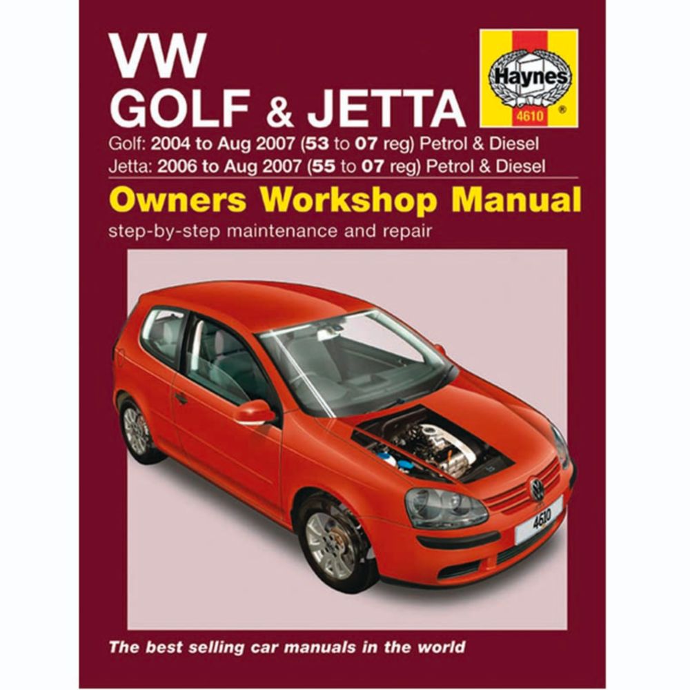 Korjausopas VW Golf/Jetta englanninkielinen