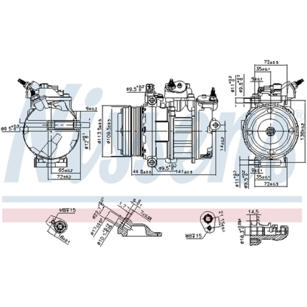 Ilmastointilaitteen kompressori 30-04404