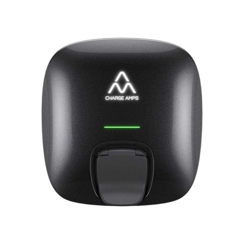Charge Amps Luna frontpanel mörkgrå