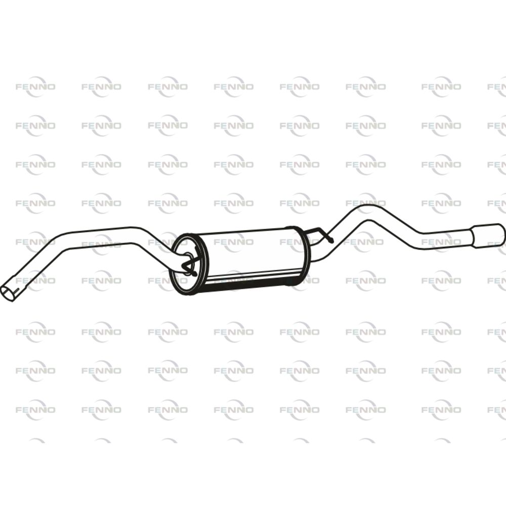 Takaäänenvaimentaja 14-03770