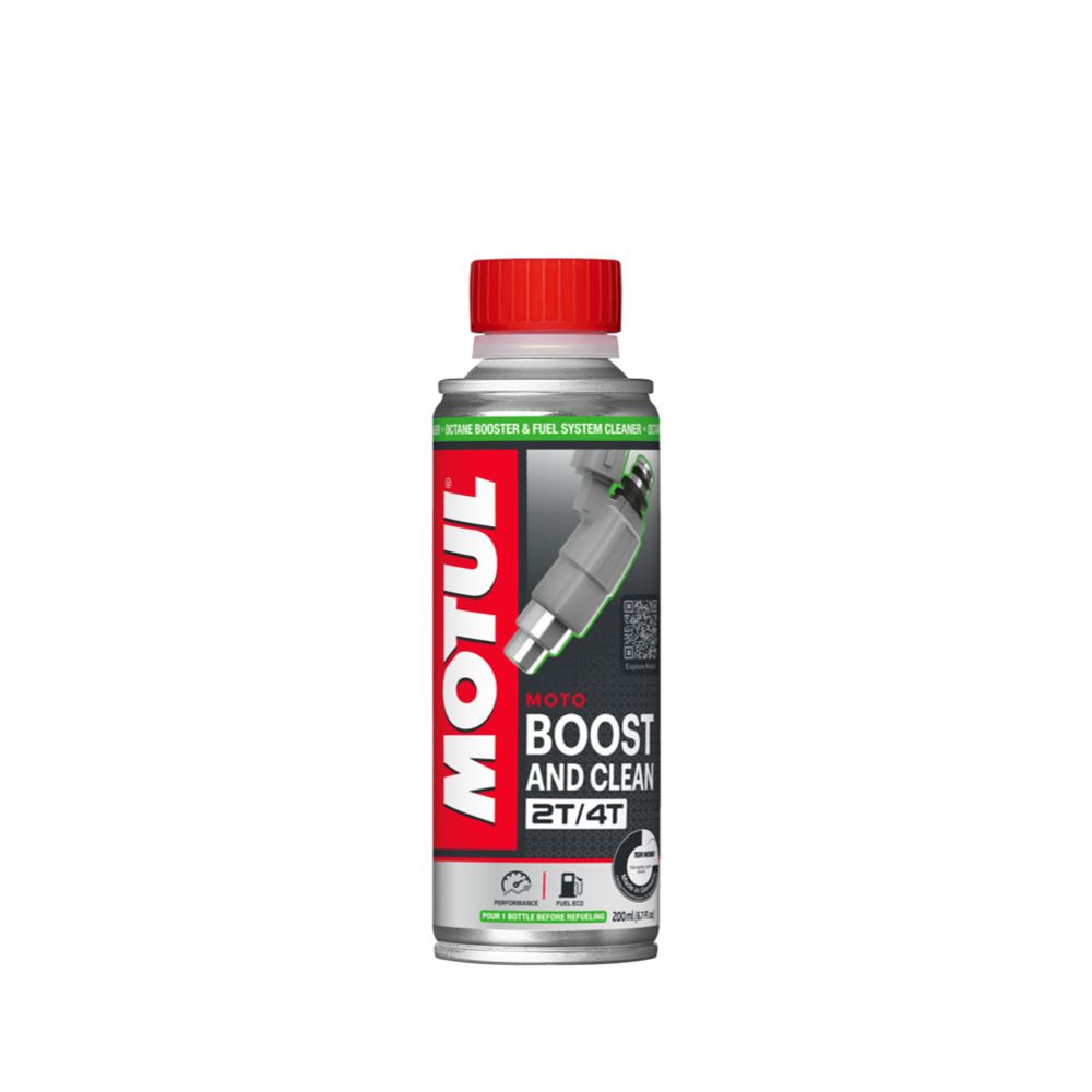 Motul Boost and Clean Moto kütusesüsteemi puhastaja, 200 ml, EFS