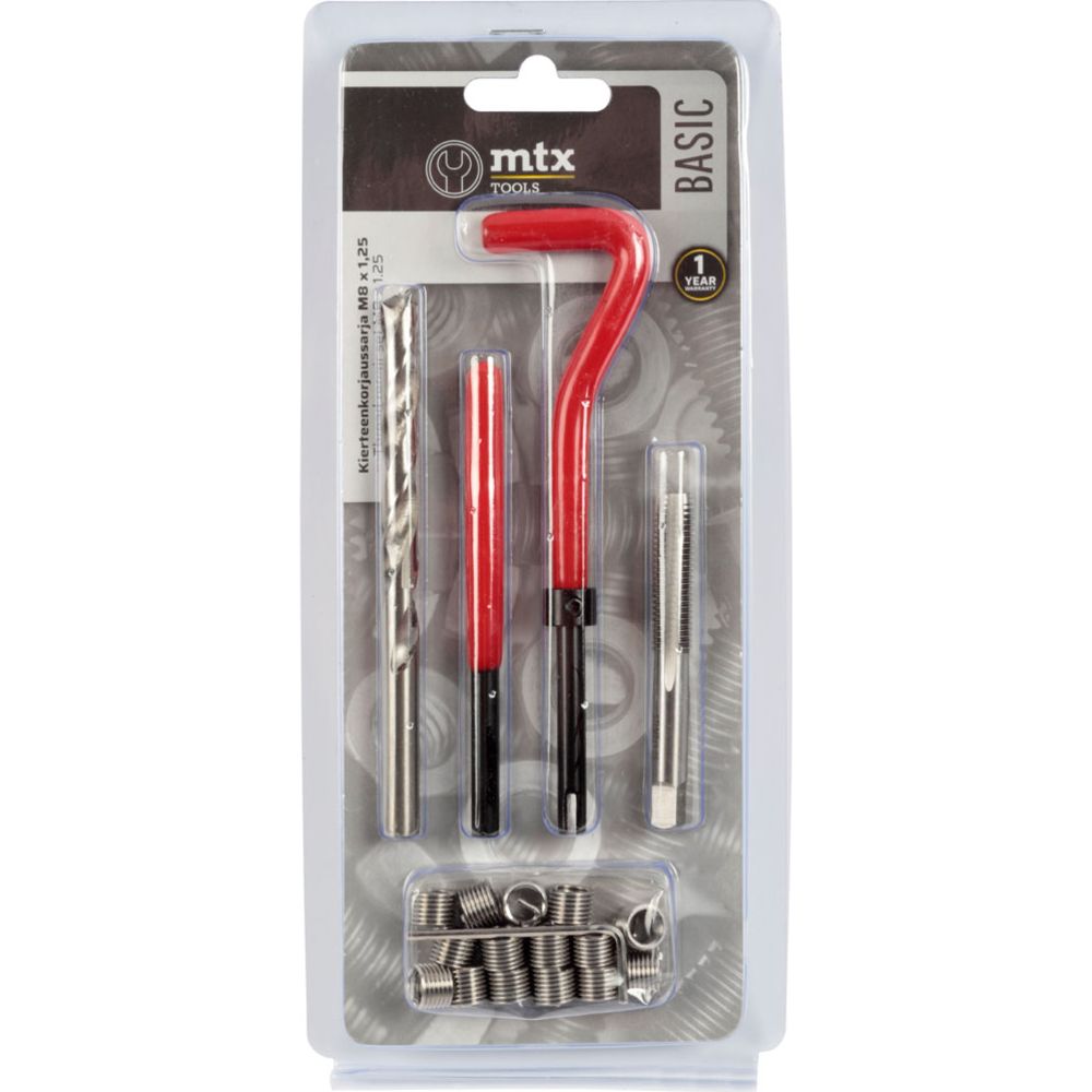 MTX Tools Basic keermeparanduskomplekt, M8 x 1,25