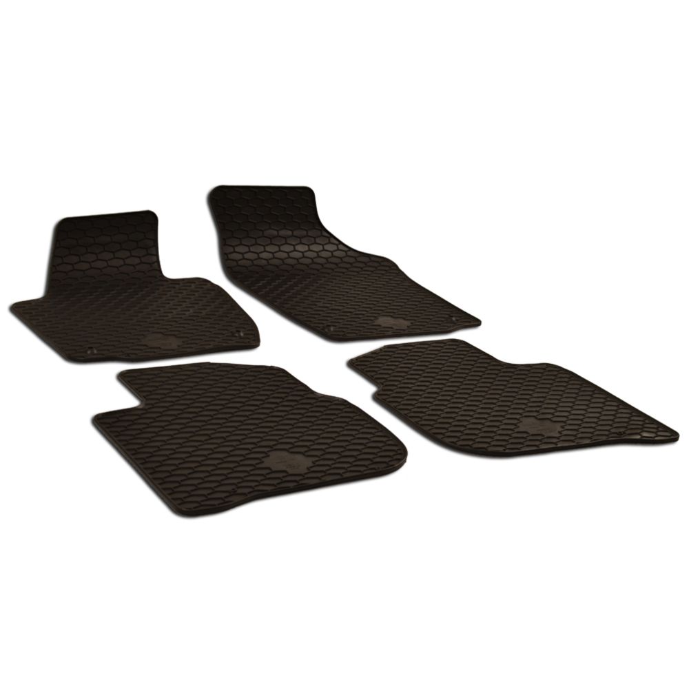 Kummimattide komplekt, Škoda Rapid, Seat Toledo, 2012—, must
