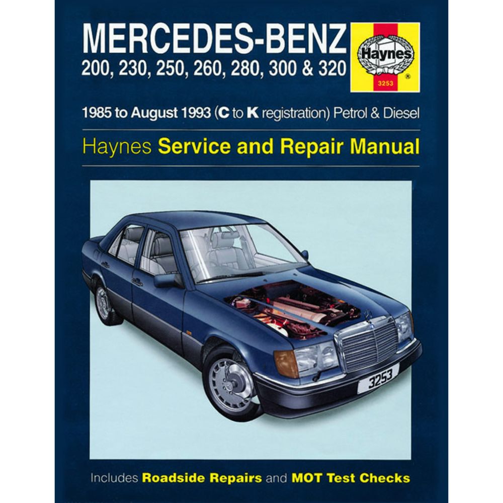 Korjausopas MB W124 englanninkielinen