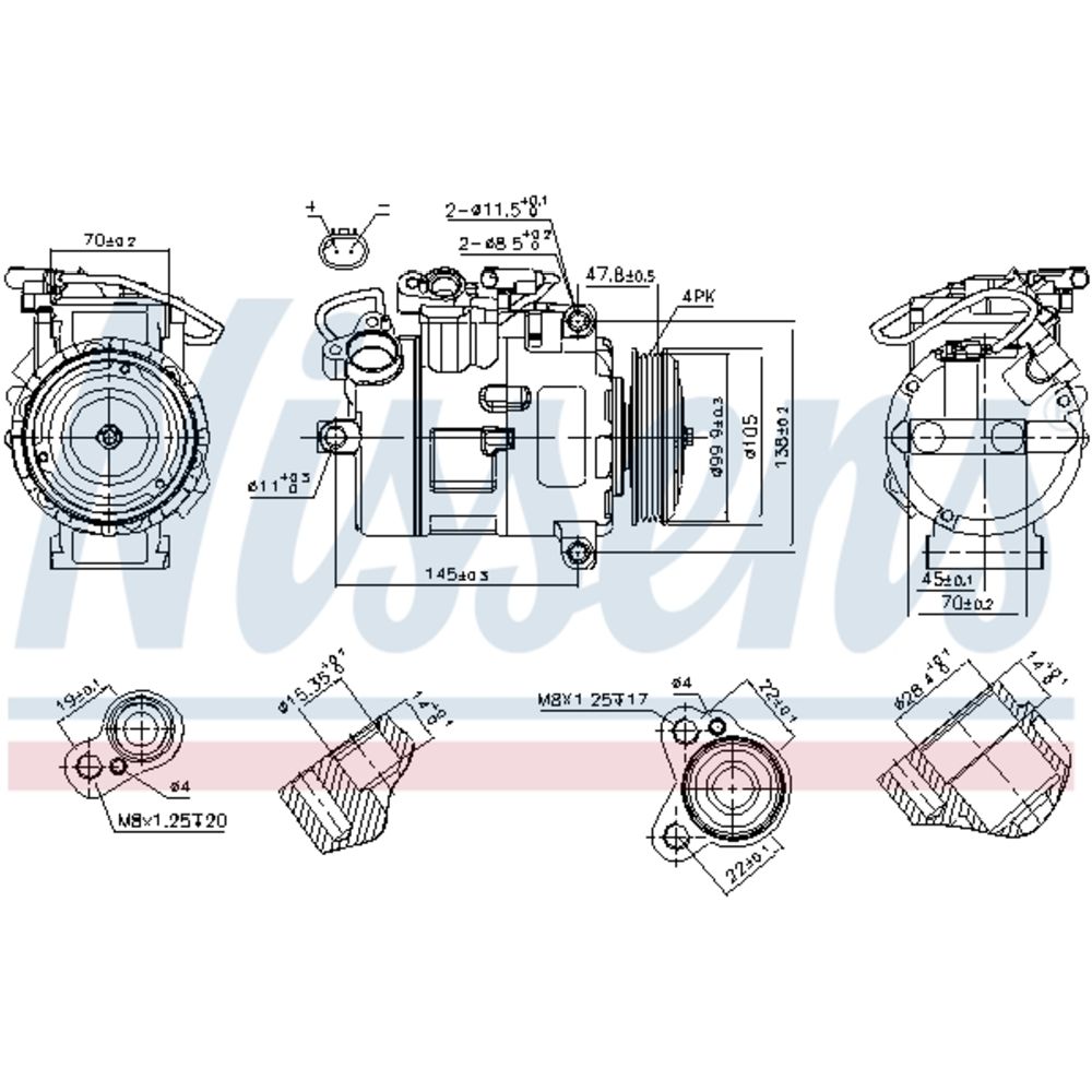 Ilmastointilaitteen kompressori 30-8123