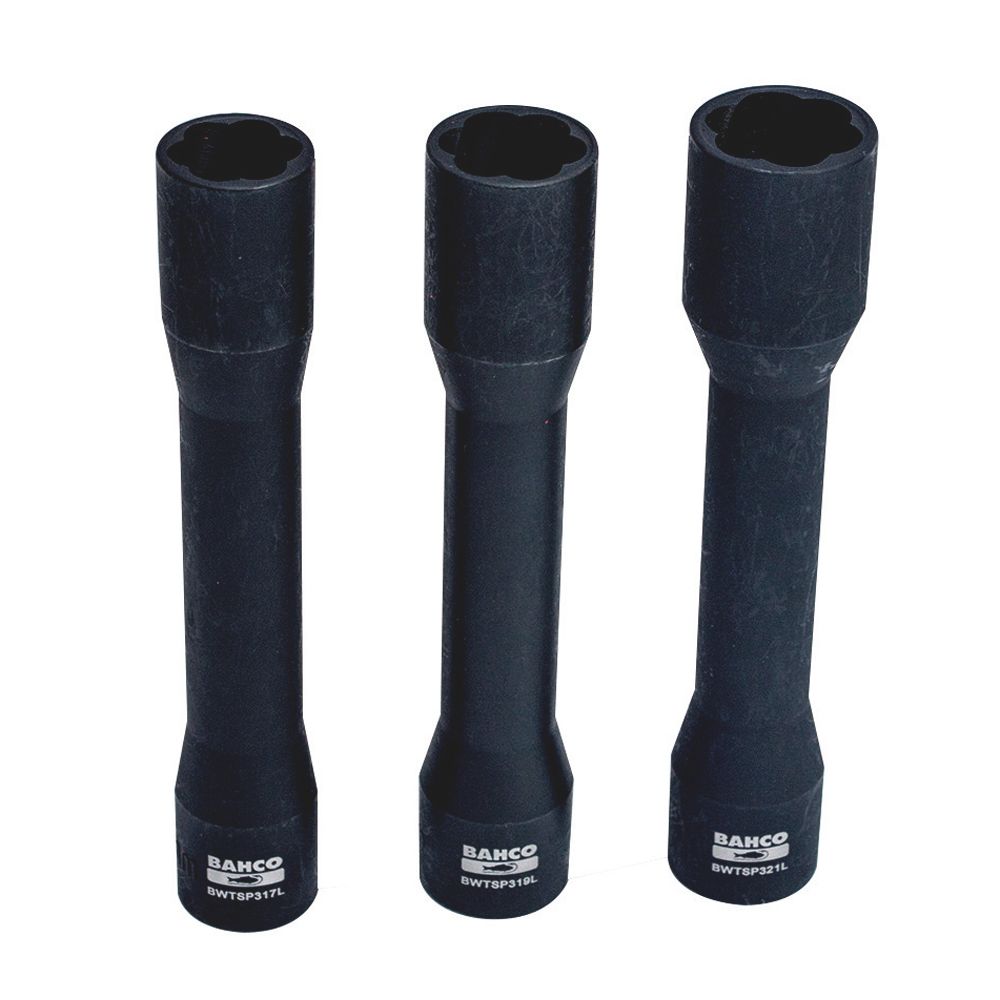 Bahco BWTSP3L Twist pikad padrunid kahjustatud poltidele 1/2" 17, 19 ja 21 mm